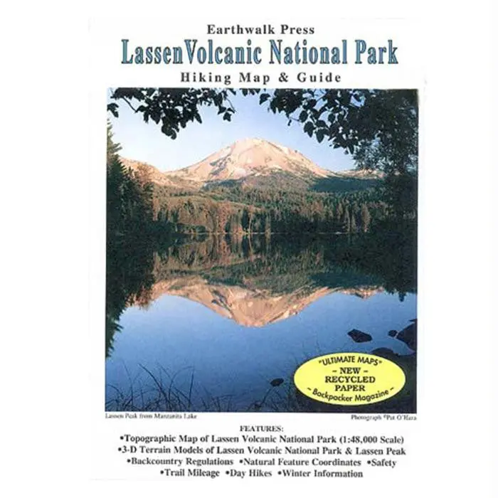 Lassen Volcanic Np Hk Map & Gd 1