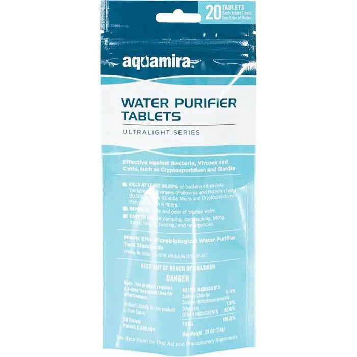 Aquamira H20 Purif Tablet 20Pk 1