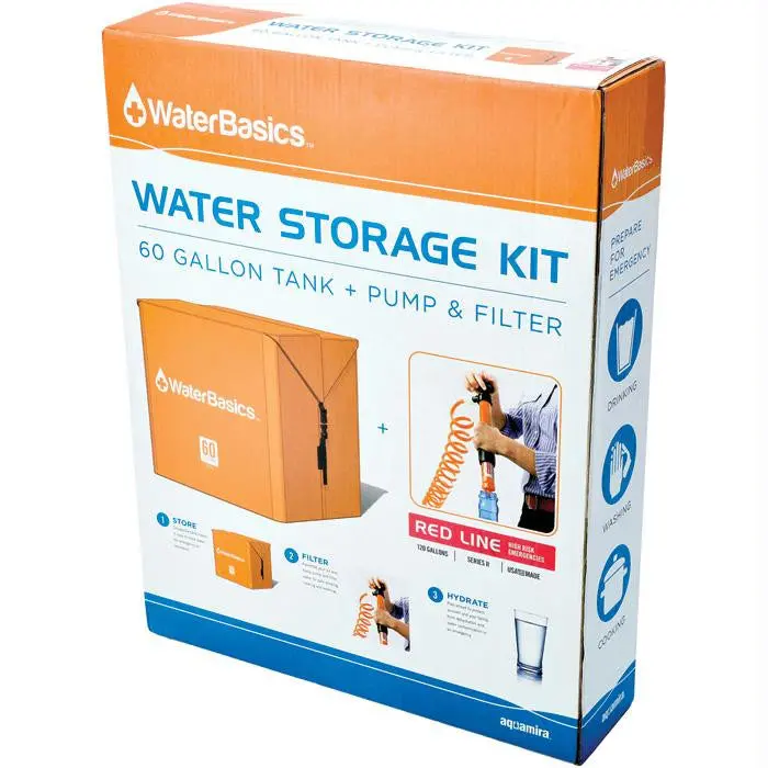 Water Storage Kit W-Filter 60G 1