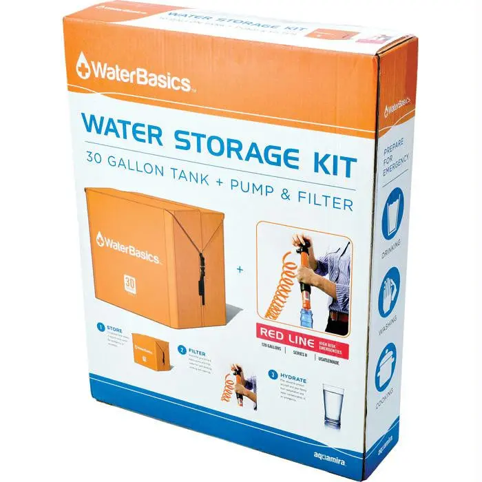 Water Storage Kit W-Filter 30G 1