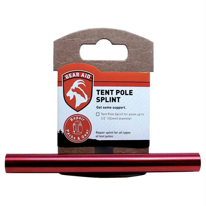 Tent Pole Splint 1-2" Red 1