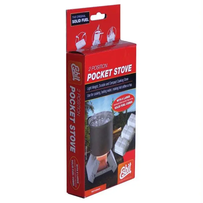 Esbit Pocket Stove W-6Pc X 14G 1