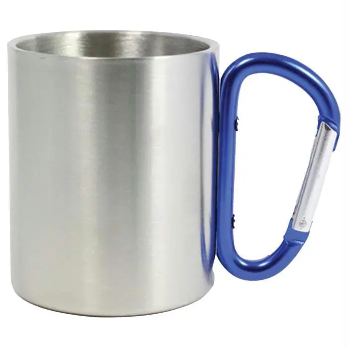 Carabiner Mug-Blue 8 Oz. 1