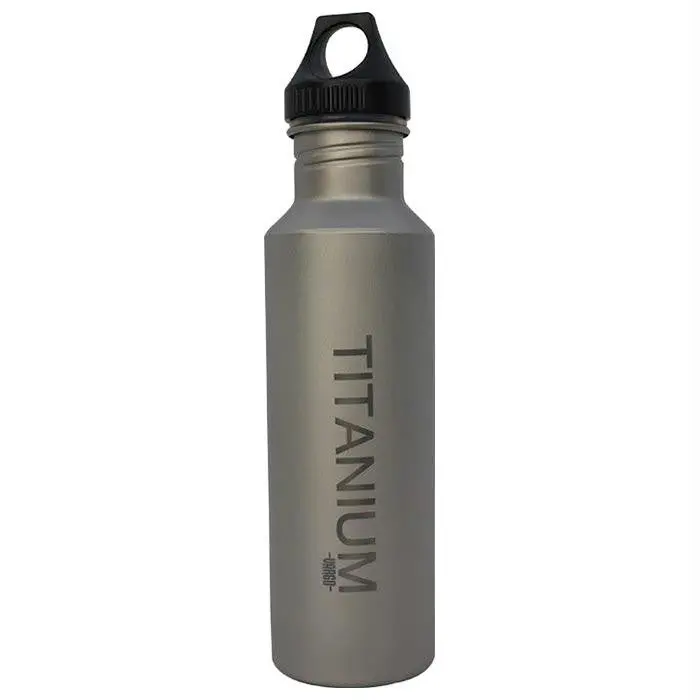 Titanium Water Bottle 650 Blk 1