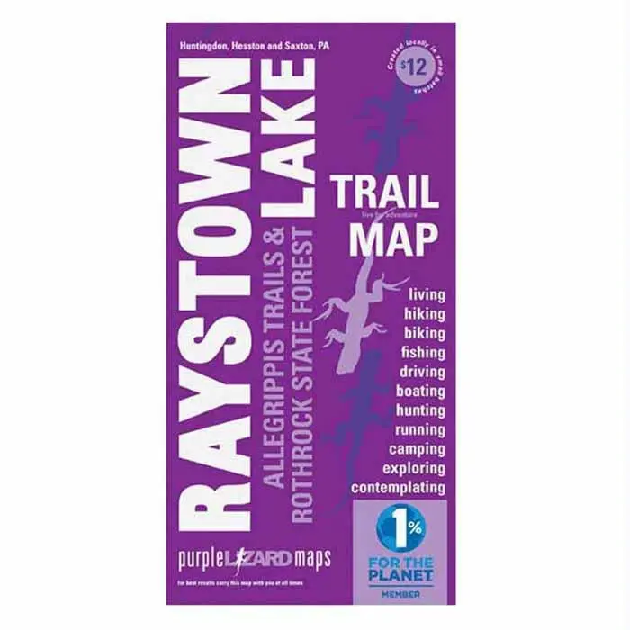 Raystown Lake Trail Map 1