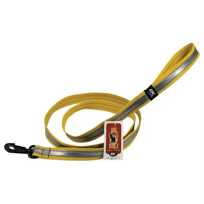 Reflective Big Wolf Leash Asst 1