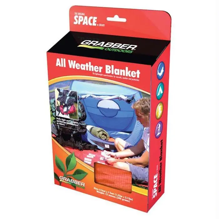 All Weather Blanket Orange 1