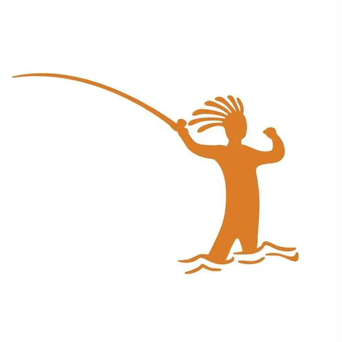 Sticker Fly Fisherman 1