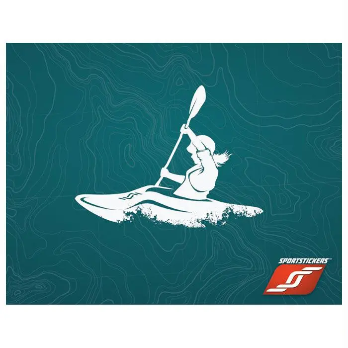 Whitewater Kayaker  Female Wht 1