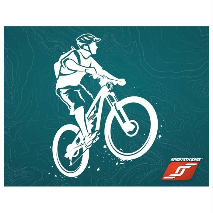 Mountain Biker Male White 1