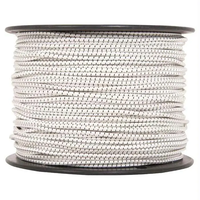Shock Cord 1-8" X 500' White 1