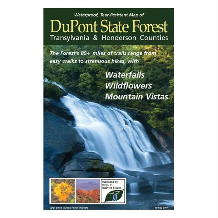 Dupont State Forest Map 1