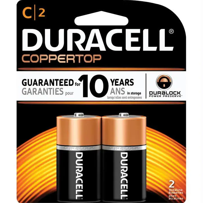 Duracell Cprt C 2Pk 1