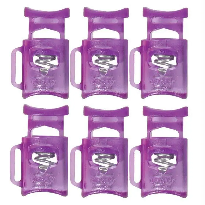 3-16" Cord Locks Purple (6Pk) 1