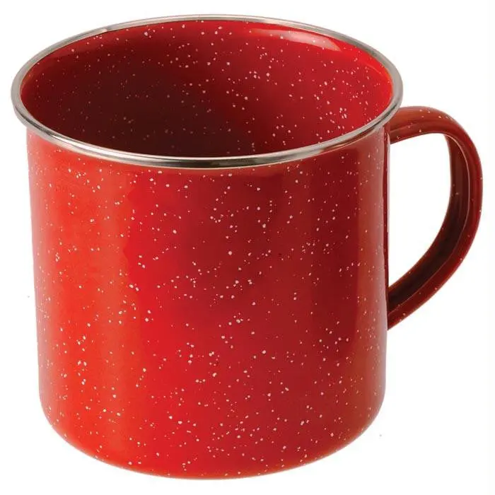 Ss Rim Cup 12 Oz Red 1