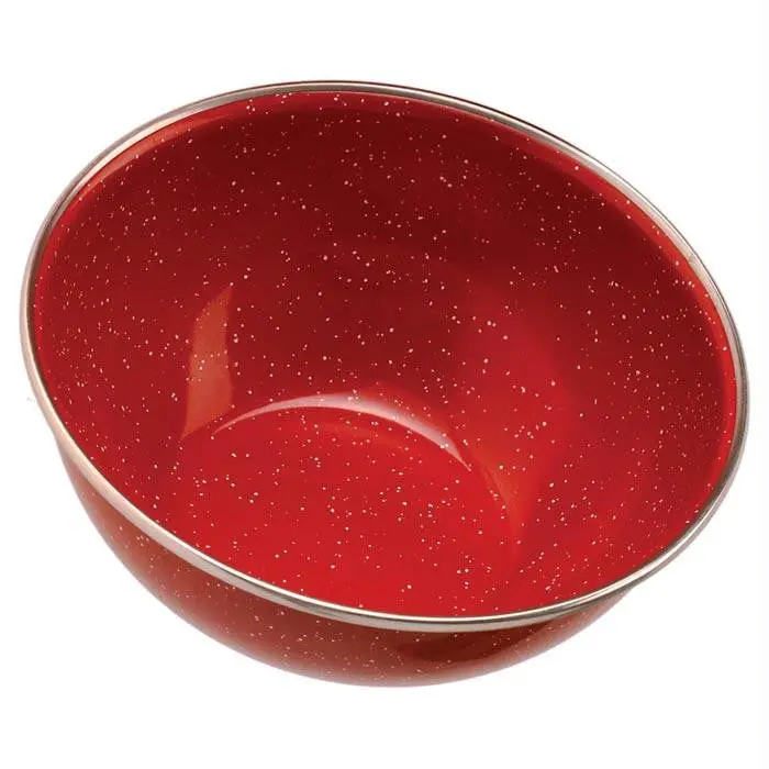 Ss Rim Mixing Bowl 6" Red 1