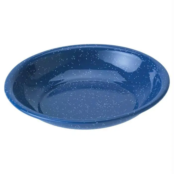 Enamel Cereal Bowl Blue 1