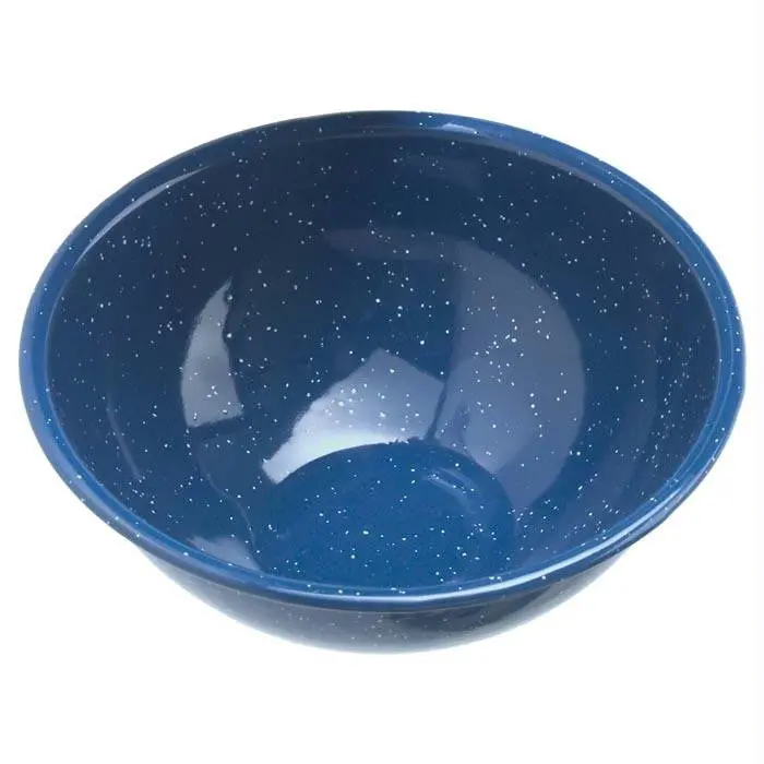 Enamel Mixing Bowl 6" Blue 1