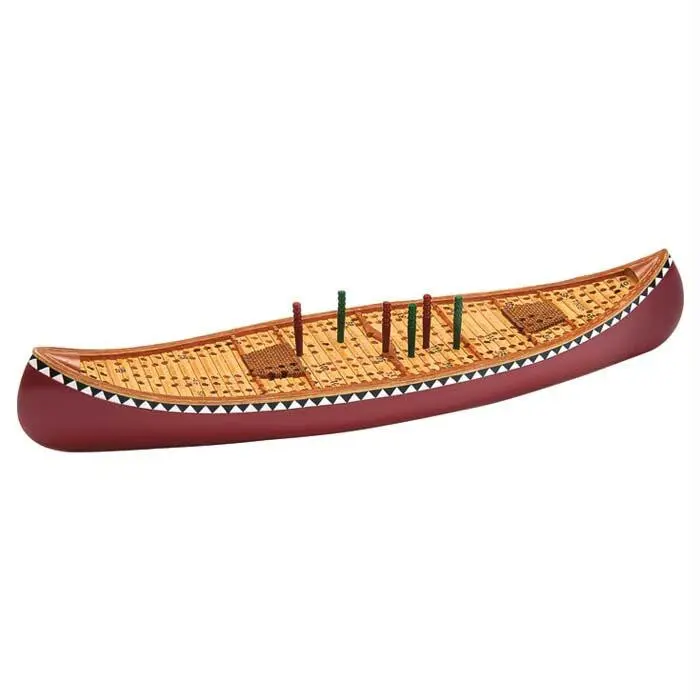 Canoe Cribbage Board 1