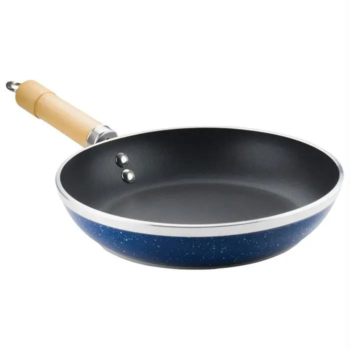 Enamel Fry Pan Blue 1