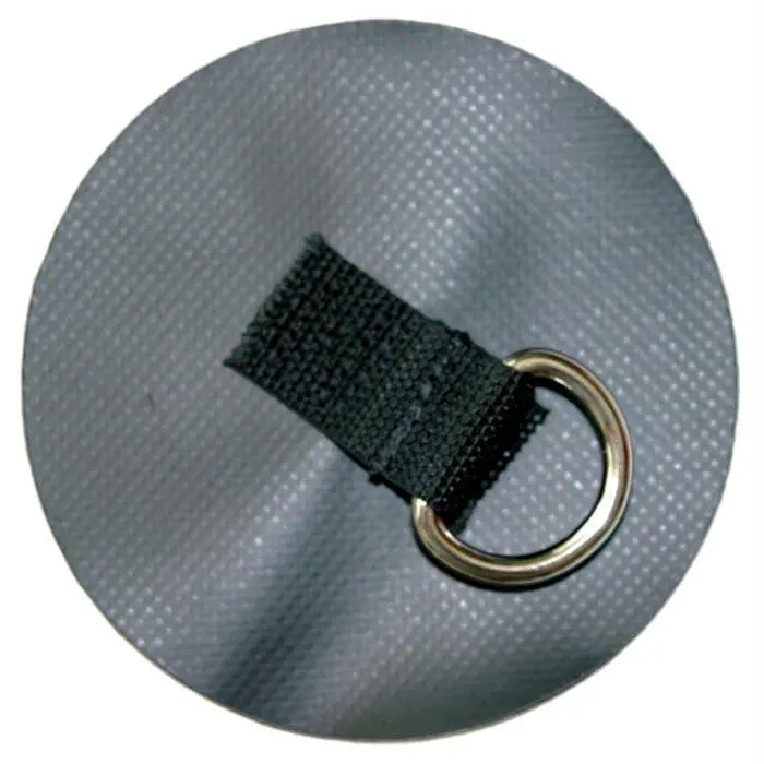 4 Inch D-Ring Patch Black 1