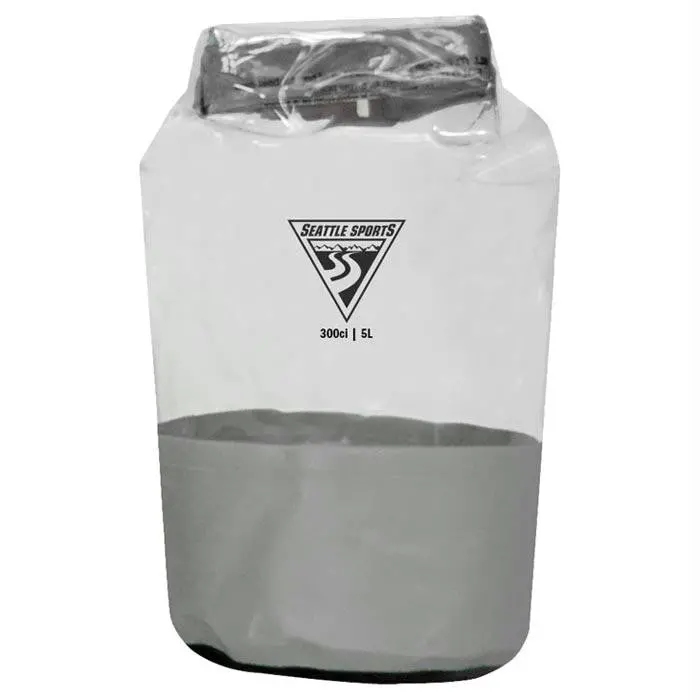 Glacier Clear Dry Bag Grey 5L 1