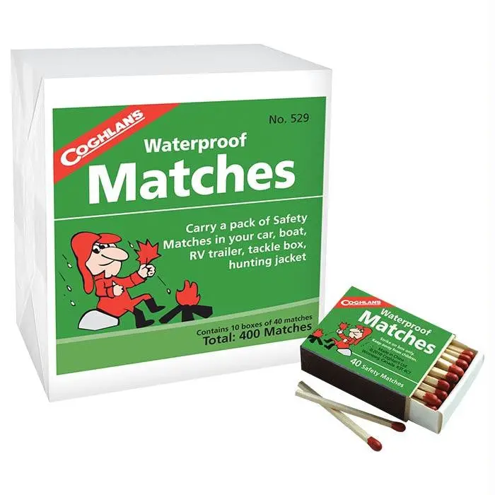 Waterproof Matches 10 Boxes 1