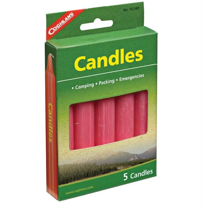 Coghlans White Candles 5Pk 1