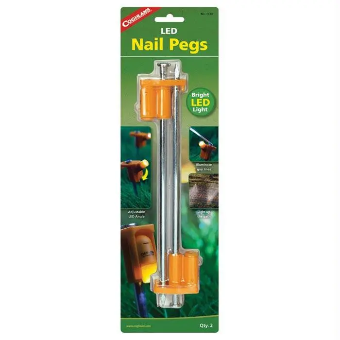 Coghlans Led 10" Nail Peg 2 Pk 1