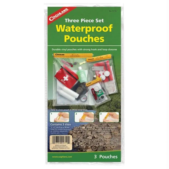 Waterproof Pouches 3 Pk 1