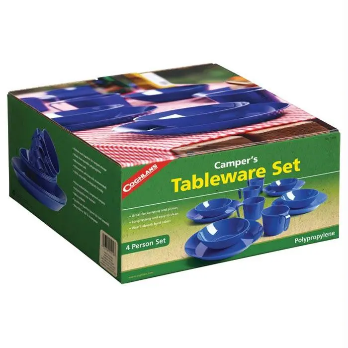 4 Person Camper's Tableware 1