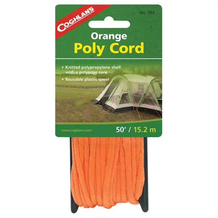 Poly Cord Orange 50' 1