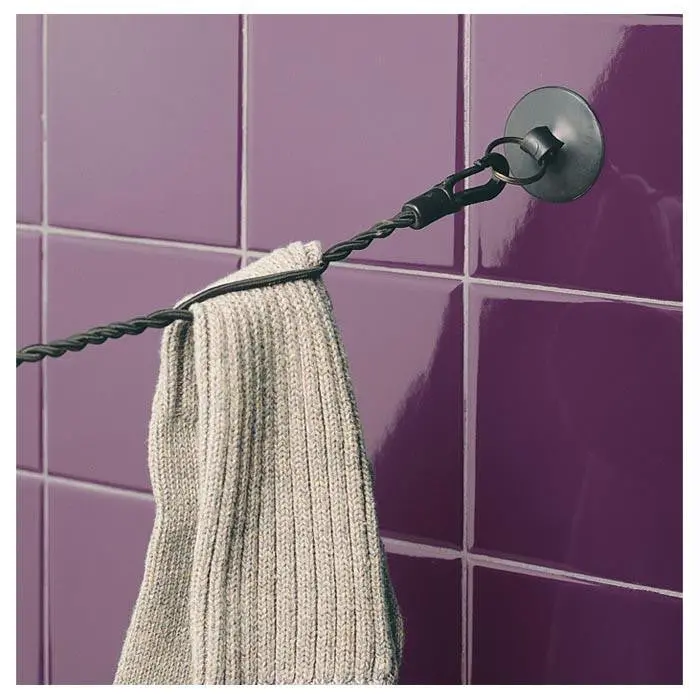 Laundry Clothesline Black 1