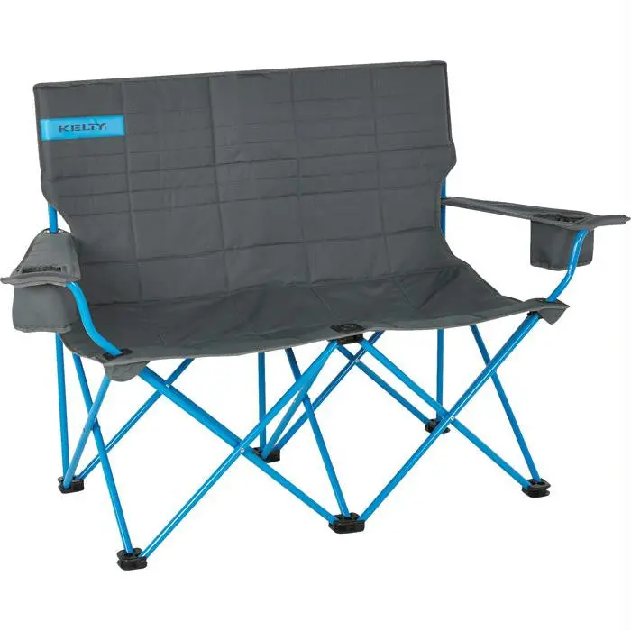 Loveseat Smoke-Paradise Blue 1