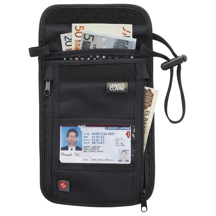 Rfid Neck Stash - Black 1