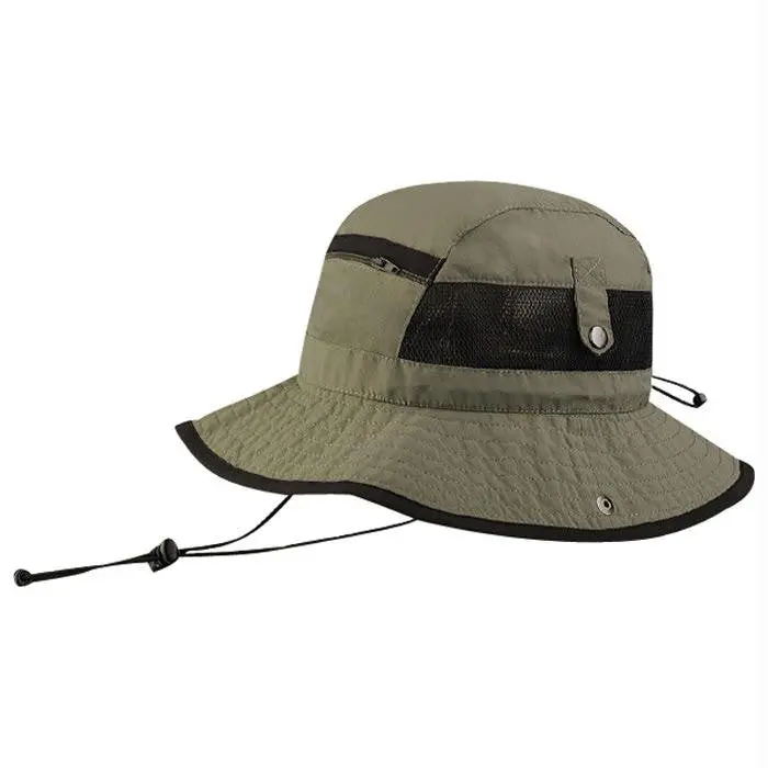 Uv Pocket Bucket Hat Olive 1