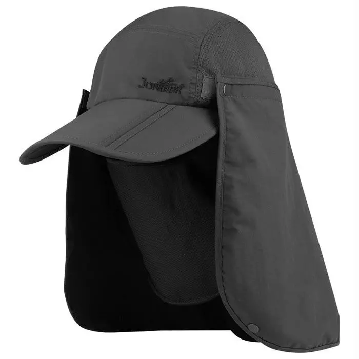 Uv Folding Bill Cap Charcoal 1