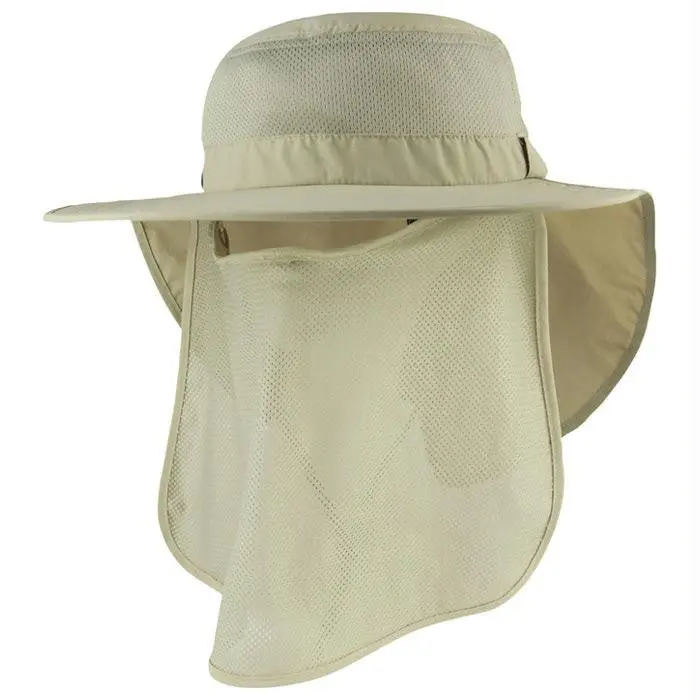 Uv Large Bill Flap Cap Khaki 1