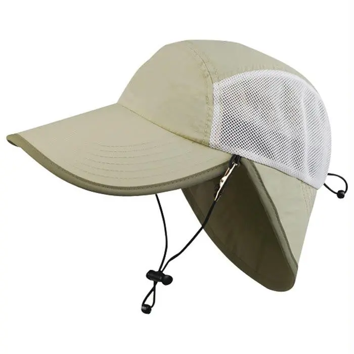 Taslon Flap Cap Khaki 1