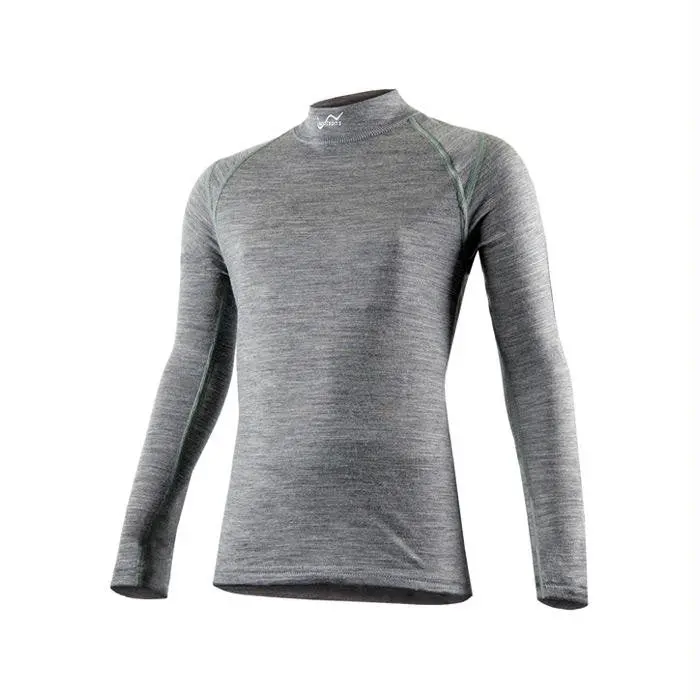 Merino Boys L-S Grey Lg 1