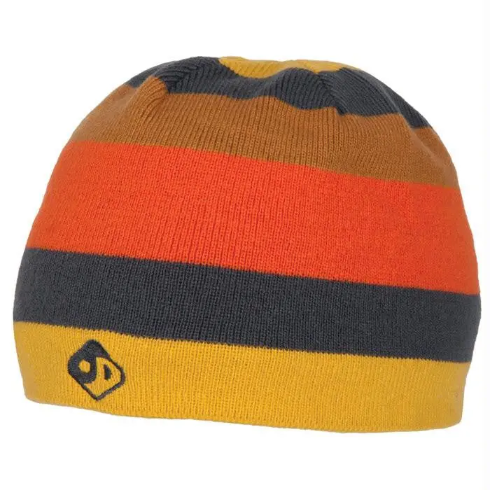 Stripe Beanie - Sunset 1