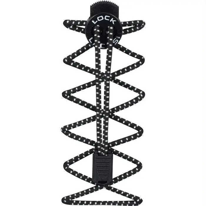 Lock Lace Reflective Black 1