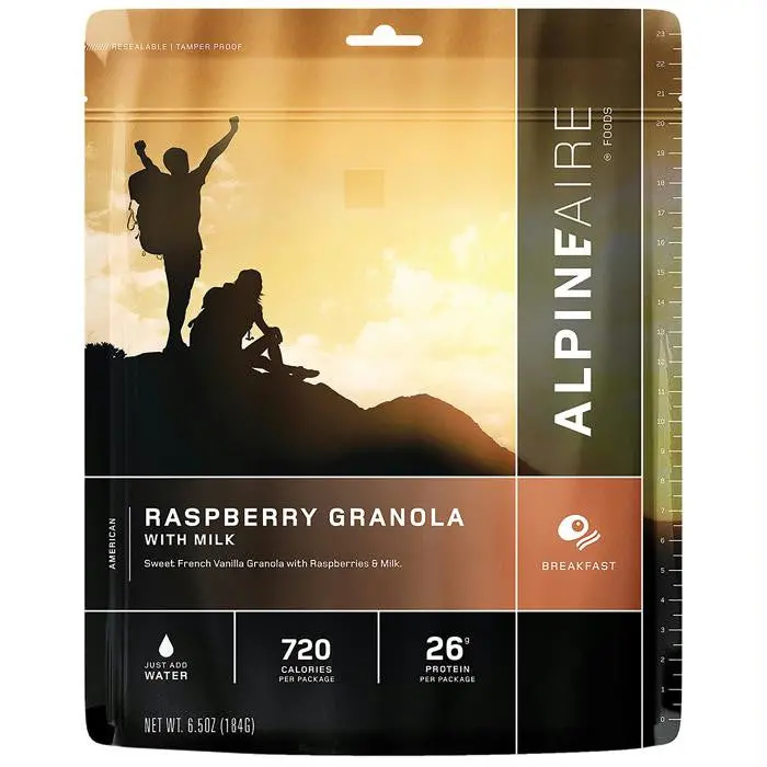 Raspberry Granola W-Milk 1