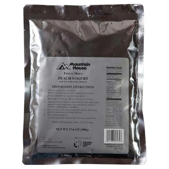Peach Yogurt Foil Pouch 1