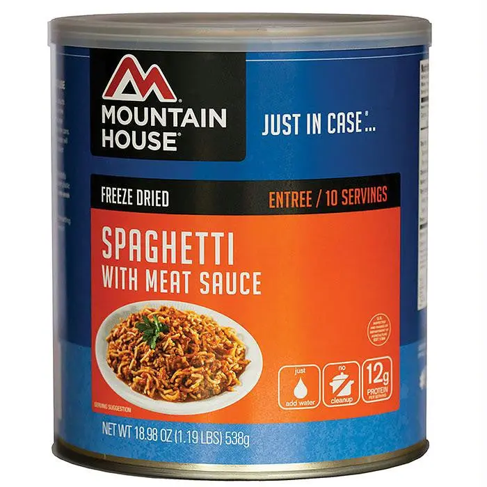 Spaghetti W-Meat Sauce Can 1