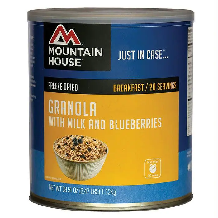 Granola W-Milk & Blueberry Can 1
