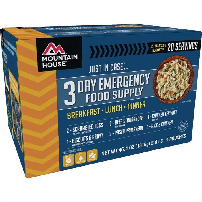 3-Day Emergency Food Supply 1