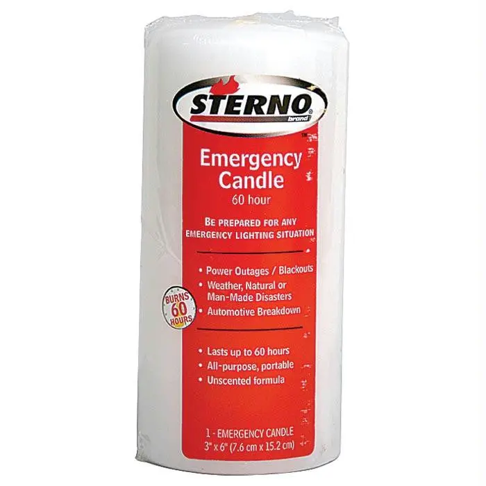 Sterno 6" Column Candle 1