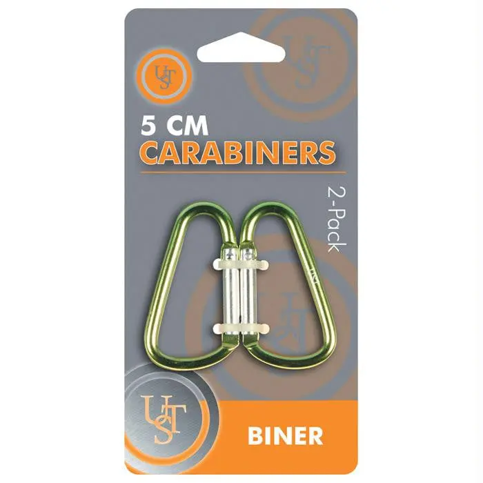 Carabiner 5Cm - Asst 2Pk 1