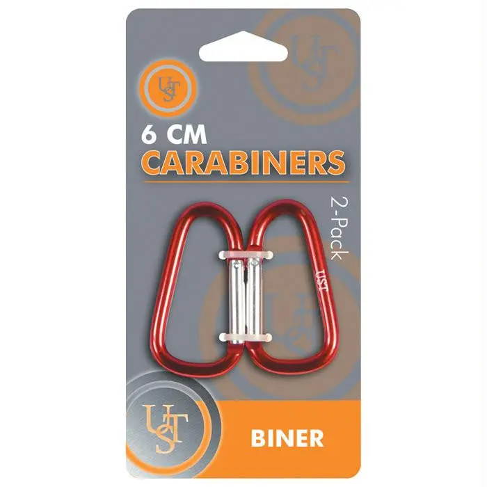 Carabiner 6Cm - Asst 2Pk 1